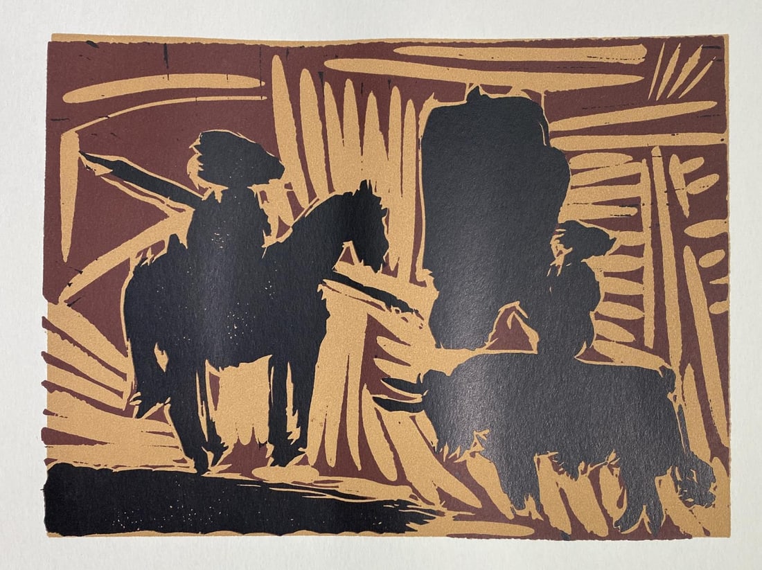 Pablo Picasso - Picador VII: Artist: Pablo Picasso Title: Picador VII Year: 1962 Dimensions: 8.75in. by 6.5in. Edition: From a rare limited edition Publisher: Verlag Gerd Hatje Stuttgart