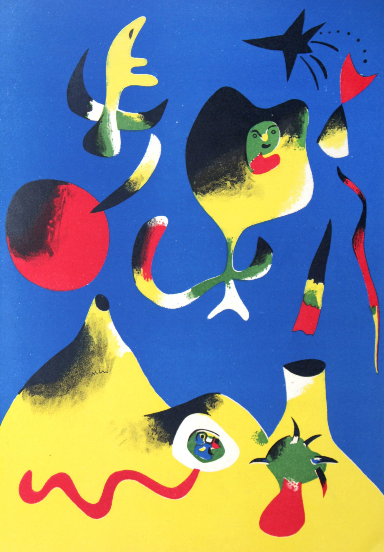 Joan Miro - L'ete Summer: Artist: Joan Miro Title: L'ete Summer Year: 1938 Dimensions: 13 3/4 x 9 3/4 in. Edition: From the rare limited edition of 2000 Publisher: Teriade, Paris