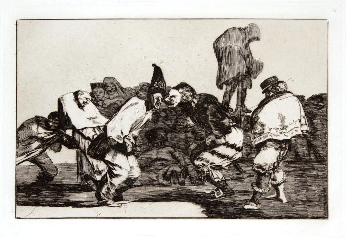 Francisco Goya - Alegrias Antruejo Que Manana Sera: Artist: Francisco Goya Title: Alegrias Antruejo Que Manana Sera Ceniza Year: 1904 Dimensions: 9.5in. by 13.75in. Edition: From the rare limited edition Publisher:</