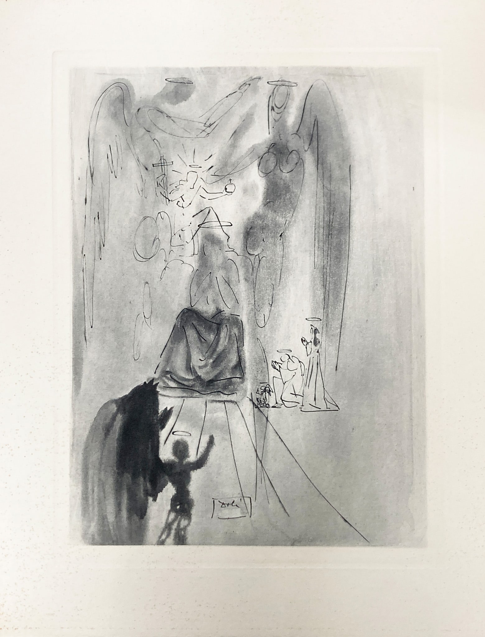 Salvador Dali - The Triumph of Christ and The Virgin: Artist: Salvador Dali Title: The Triumph of Christ and The Virgin Year: 1964 Dimensions: 13 x 10 in. Edition: From the rare limited edition of 165 Publisher: Le