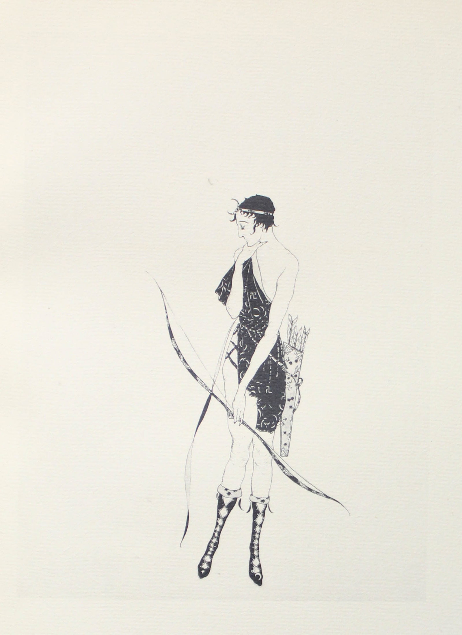 Alastair - Diana the Huntress from the Temptation of St Anthony: Artist: Alastair Title: Diana the Huntress from the Temptation of St Anthony Year: 1925 Dimensions: 12 3/4 x 9 7/8 in. Edition: From the Rare Limited Edition of 975 Publisher: Alfred A Knopf, New