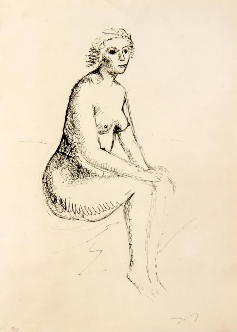 Andre Derain (After) - Tavola 11: Artist: Andre Derain (After) Title: Tavola 11 Dimensions: 19.25in. by 14in. Edition: From the limited edition of 450 Publisher: Grafiche Milani Editrice e Societa Milano Suite:
