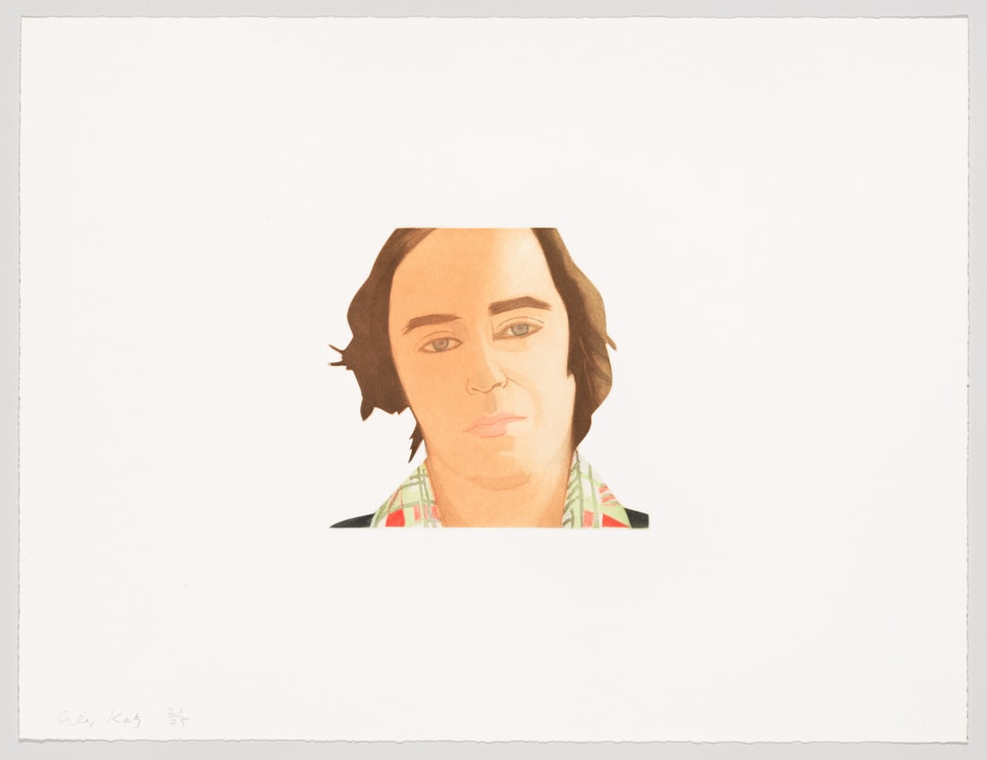 Alex Katz - Bill Zavatsky: Artist: Alex Katz Title: Bill Zavatsky Year: 1978 Dimensions: 14 1/2 x 19 in. Edition: 22 from the limited edition of 25 Publisher: Co-published by Brooke Alexander, Inc., New York, and Marlborough
