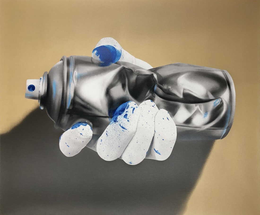 Fanakapan x Nuno Viegas - Weapon of Choice: Artist: Fanakapan x Nuno Viegas Title: Weapon of Choice Year: 2021 Dimensions: 30in. by 38.5in. Edition: From the rare limited edition of 20 Publisher: Graffiti Prints Medium: 22 Color Screen Print