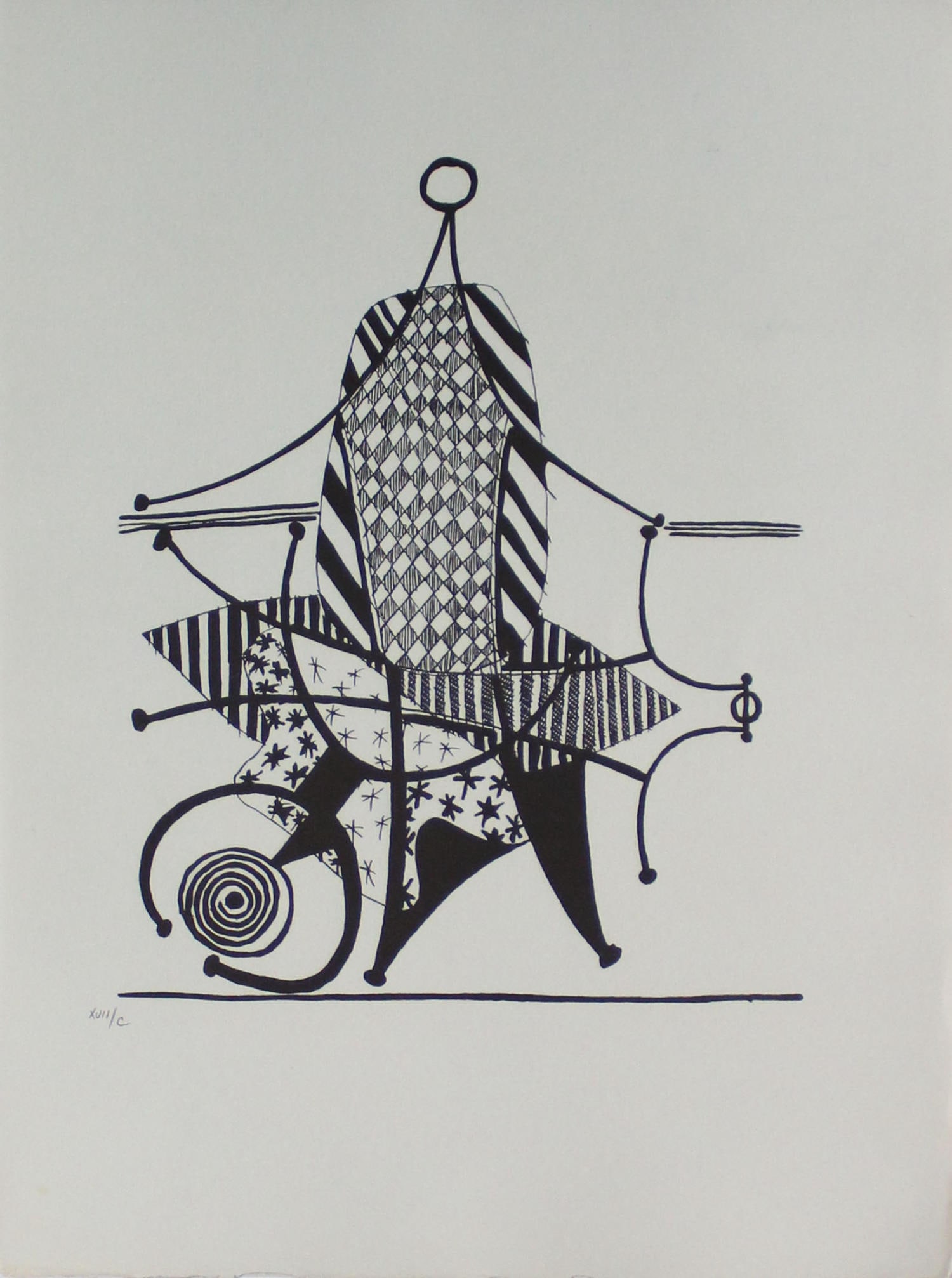 Pablo Picasso - Untitled XX: Artist: Pablo Picasso Title: Untitled XX Year: 1955 Dimensions: 17.25in. by 12.75in. Edition: From the Rare Limited Edition of C Publisher: Andre Sauret Paris</