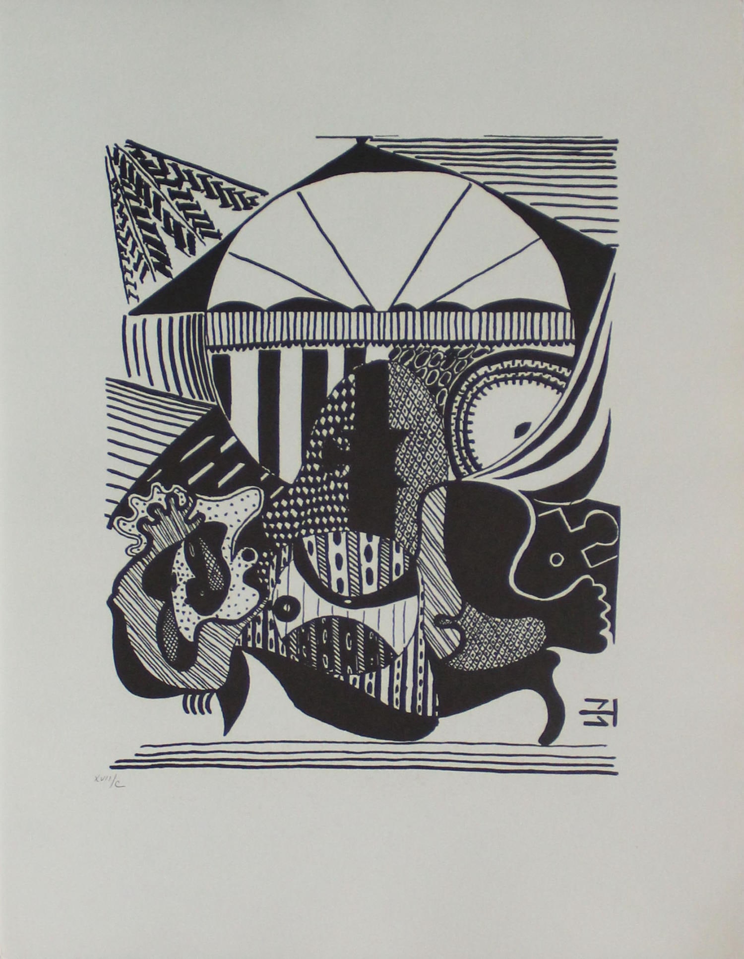 Pablo Picasso - Untitled XXI: Artist: Pablo Picasso Title: Untitled XXI Year: 1955 Dimensions: 17.25in. by 12.75in. Edition: From the Rare Limited Edition of C Publisher: Andre Sauret Paris<