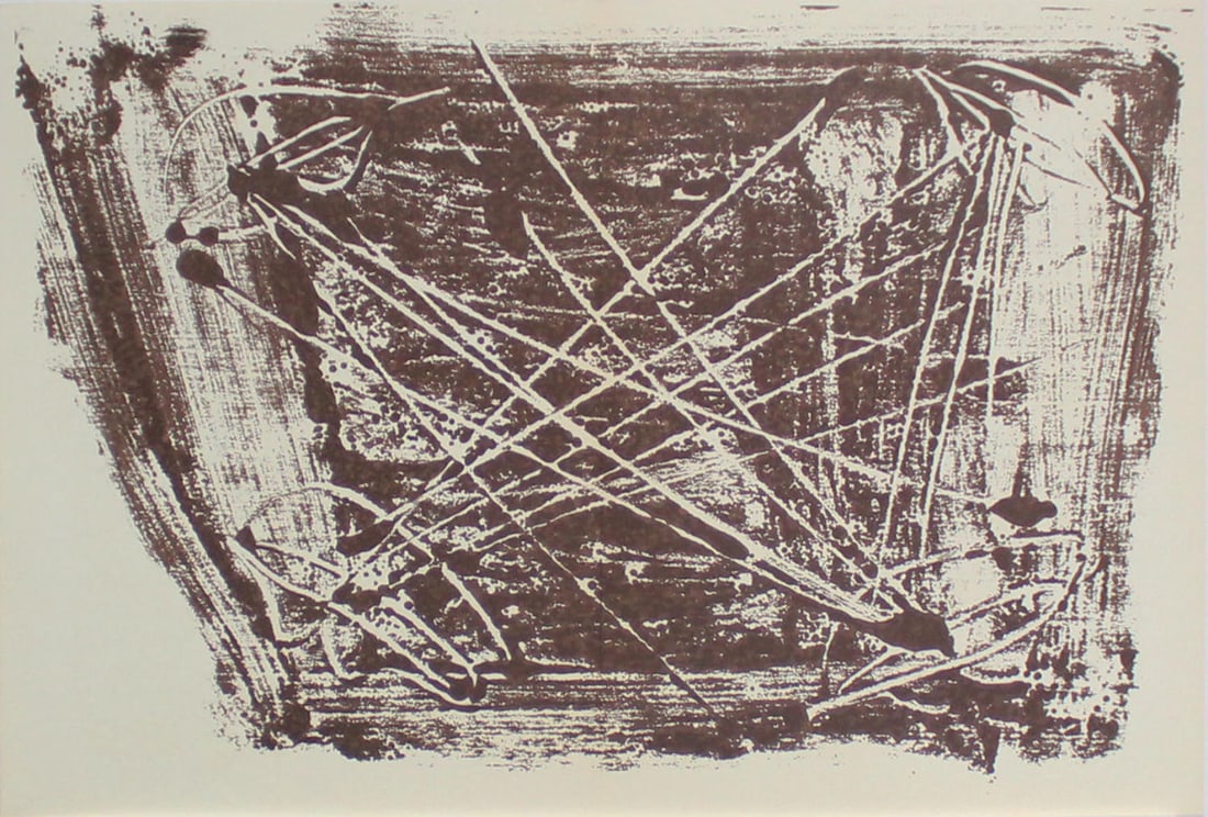 Antoni Tapies (After) - Monotype VI: Artist: Antoni Tapies (After) Title: Monotype VI Year: 1974 Dimensions: 15in. by 22in. Edition: From the Rare Limited Edition Publisher: Maeght Paris