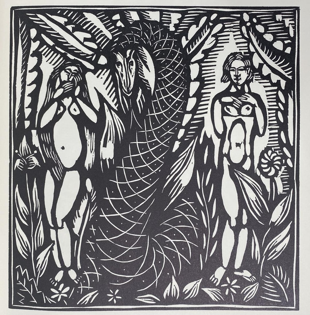 Raoul Dufy - Le Serpent: Artist: Raoul Dufy Title: Le Serpent Year: 1977 Dimensions: 10in. by 13in. Edition: From the rare limited edition Publisher: The Metropolitan Museum of Art New York Suite: Le Bestiare ou Cortege