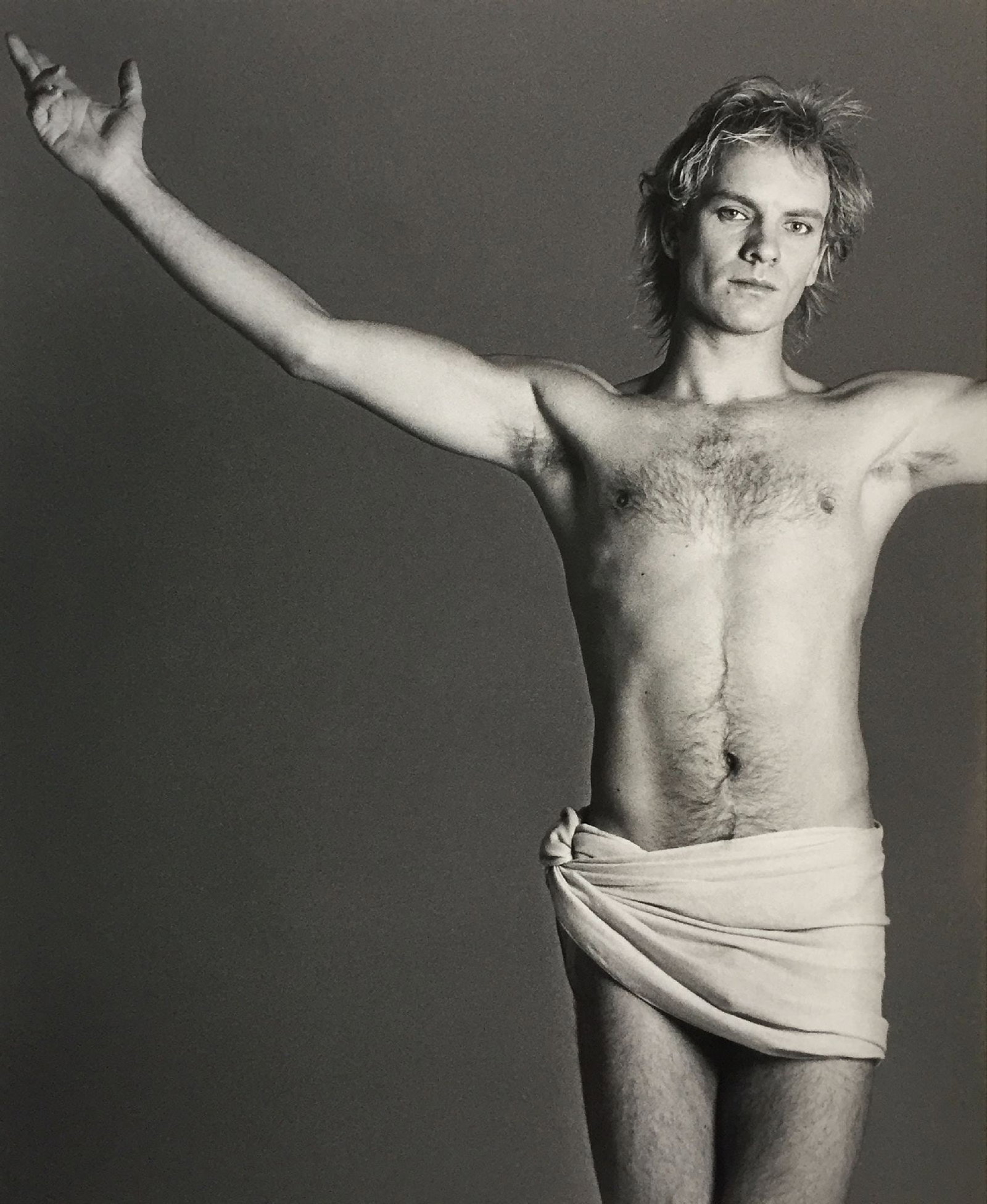 Francesco Scavullo - Sting (Song I portfolio): Artist: Francesco Scavullo Title: Sting (Song I portfolio) Year: 1984/2004 Dimensions: 24 x 20 in. Publisher: the Motion Picture Group, Inc. Suite: Song I portfolio Medium: Gelatin Silver Print