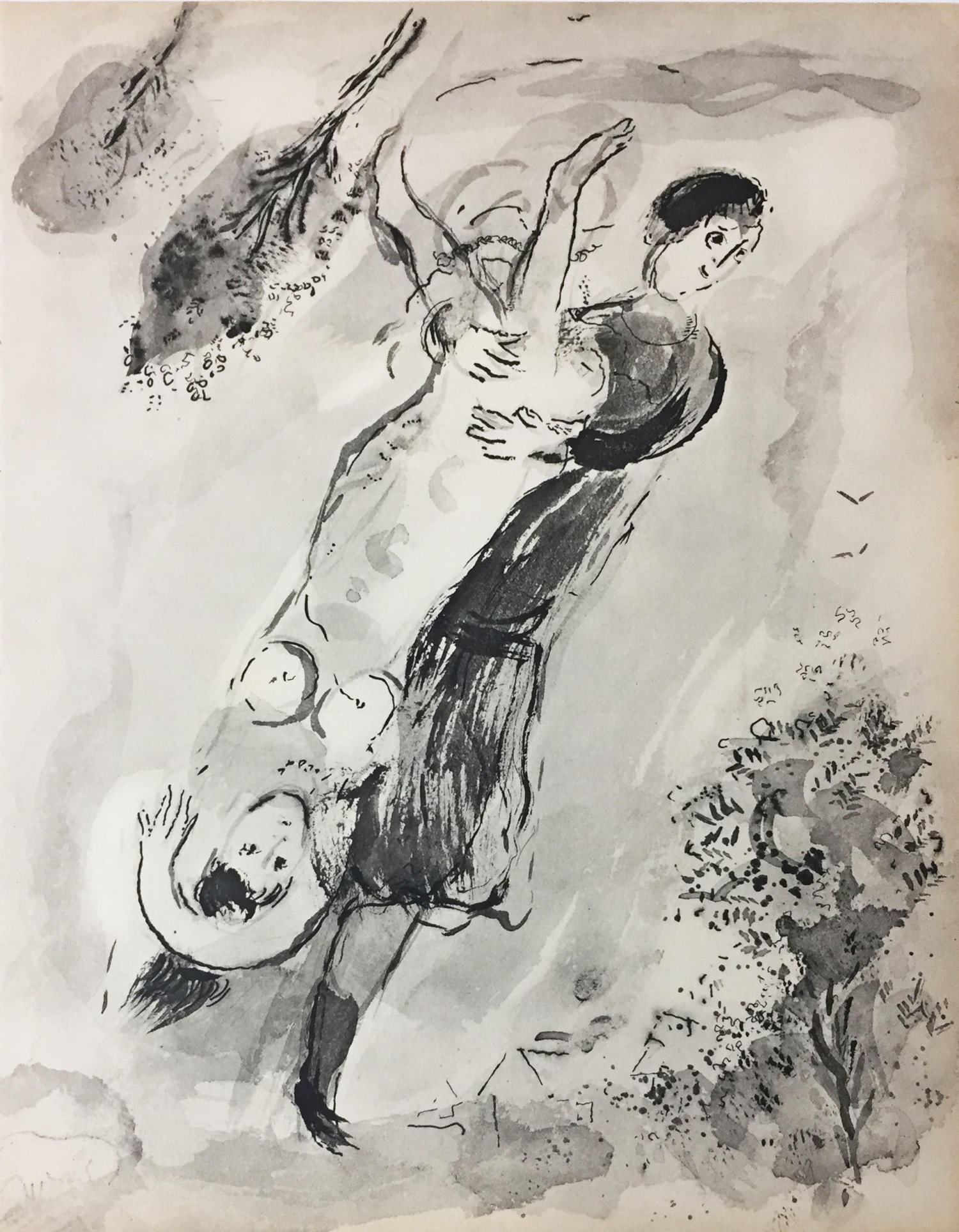 Marc Chagall (After) - Prodige Opere pa L: Artist: Marc Chagall Title: Prodige Opere pa L'amour Year: 1950 Dimensions: 14in. by 10 1/4in. Edition: From the Rare Limited Edition Publisher: Verve Suite: Verve Vol. VI No. 24 Medium: Offset
