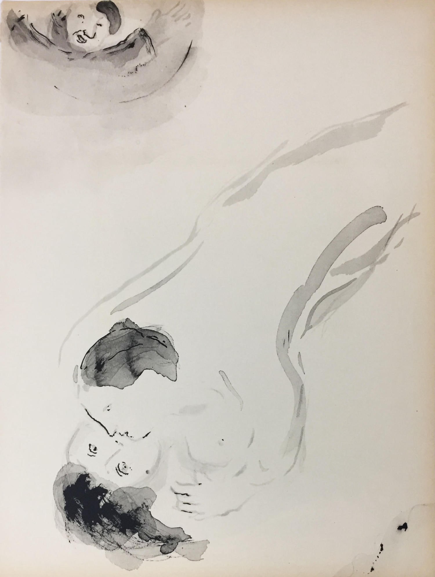 Marc Chagall (After) - Decameron II: Artist: Marc Chagall Title: Decameron II Year: 1950 Dimensions: 14in. by 10 1/4in. Edition: From the Rare Limited Edition Publisher: Verve Suite: Verve Vol. VI No. 24 Medium: Offset Lithogaph