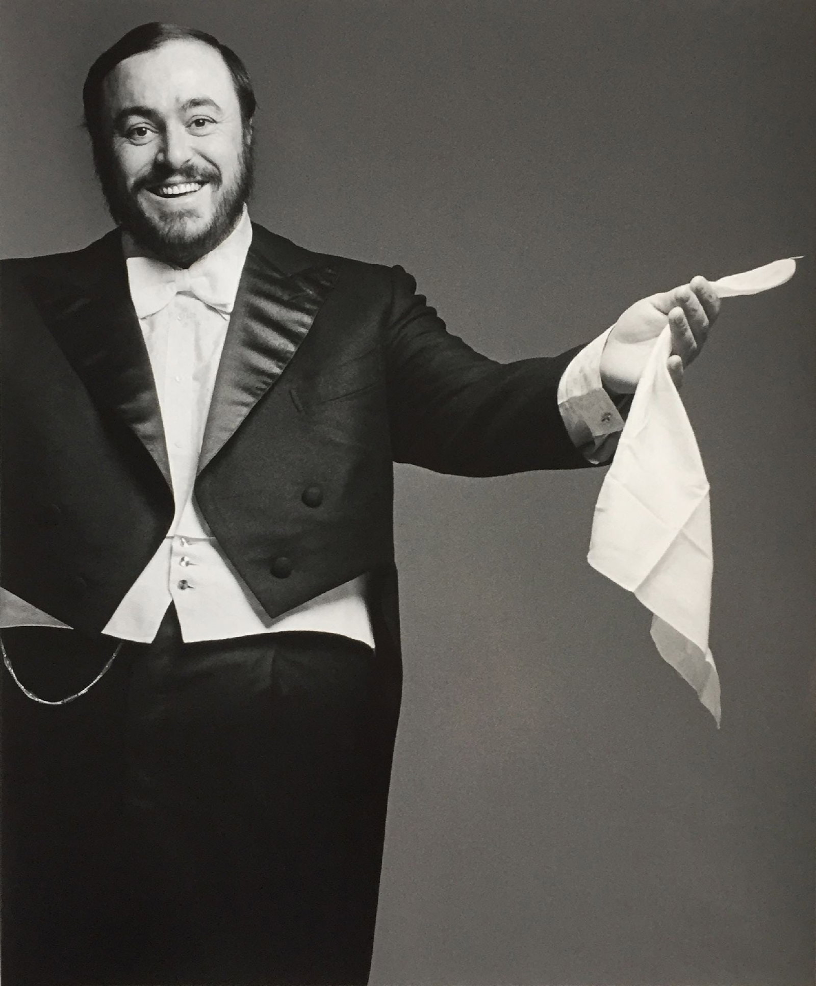Francesco Scavullo - Pavarotti (Song I portfolio): Artist: Francesco Scavullo Title: Pavarotti (Song I portfolio) Year: 1977/2004 Dimensions: 24 x 20 in. Publisher: the Motion Picture Group, Inc. Suite: Song I p