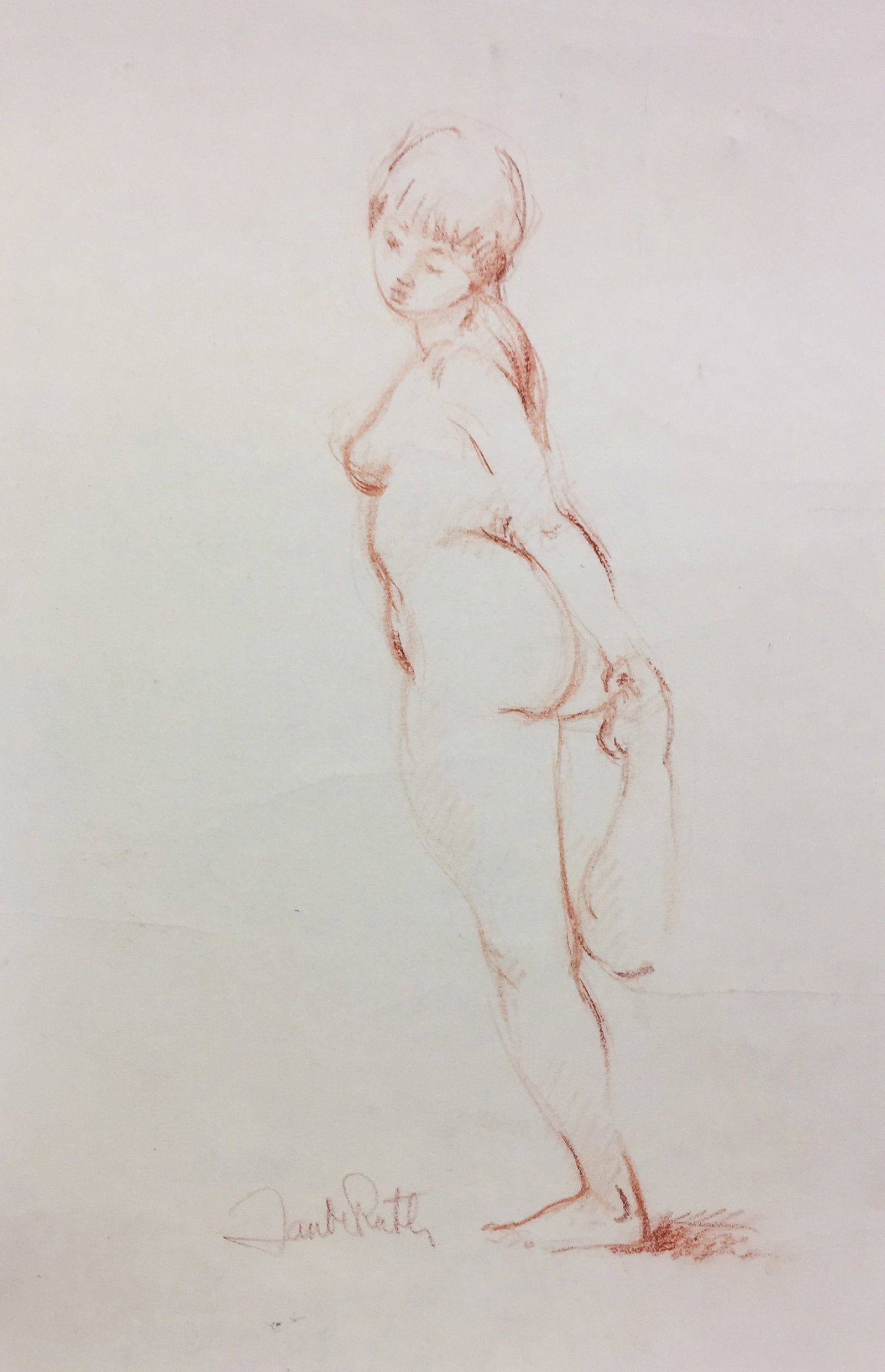 Louis Icart - Original Etching from Felicia ou Mes: Artist: Louis Icart Title: Original Etching from Felicia ou Mes Fredaines Year: 1947 Dimensions: 9in. by 11in. Edition: From the limited edition of 500 Suite: Felicia ou Mes Fredaines Medium:
