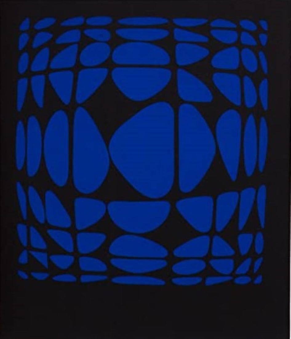 Victor Vasarely - Octal No. 1: Artist: Victor Vasarely Title: Octal No. 1 Year: 1972 Dimensions: 19in. by 15 3/4in. Edition: From the Rare Limited Edition of 850 Publisher: Bruckmann Publisher Munchen Suite: Octal Medium: