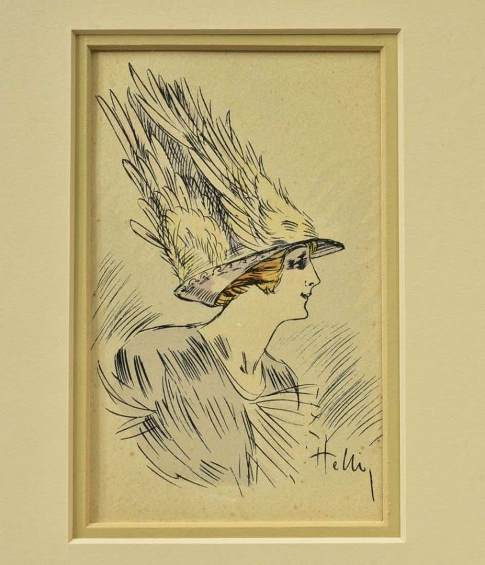 Louis Icart - Plumage Hat (1 of 1)