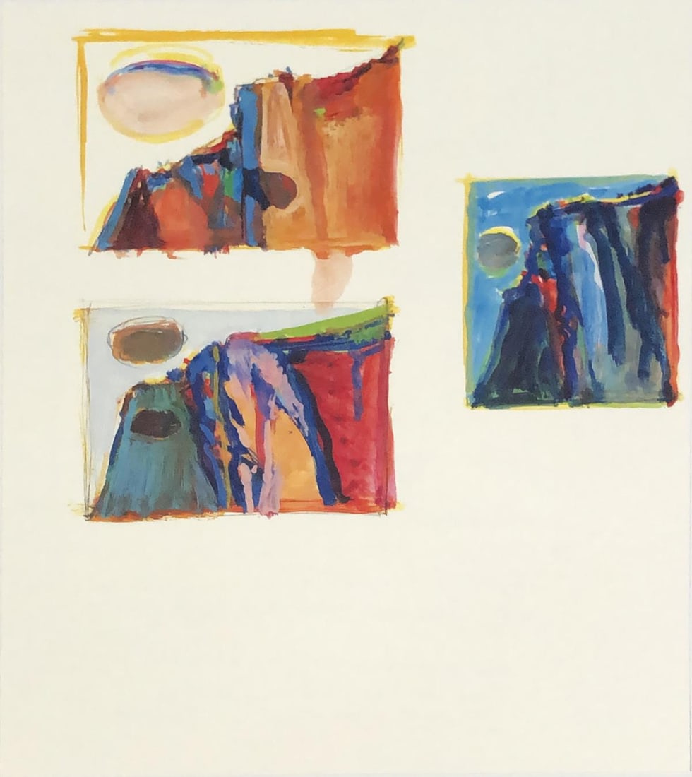 Wayne Thiebaud - Sketchbook 37 (After): Artist: Wayne Thiebaud Title: Sketchbook 37 Year: 1987 Dimensions: 8 1/2in. by 11in. Edition: Numbered from the rare limited edition of 100 Publisher: Abrams New York Suite: Private Drawings The