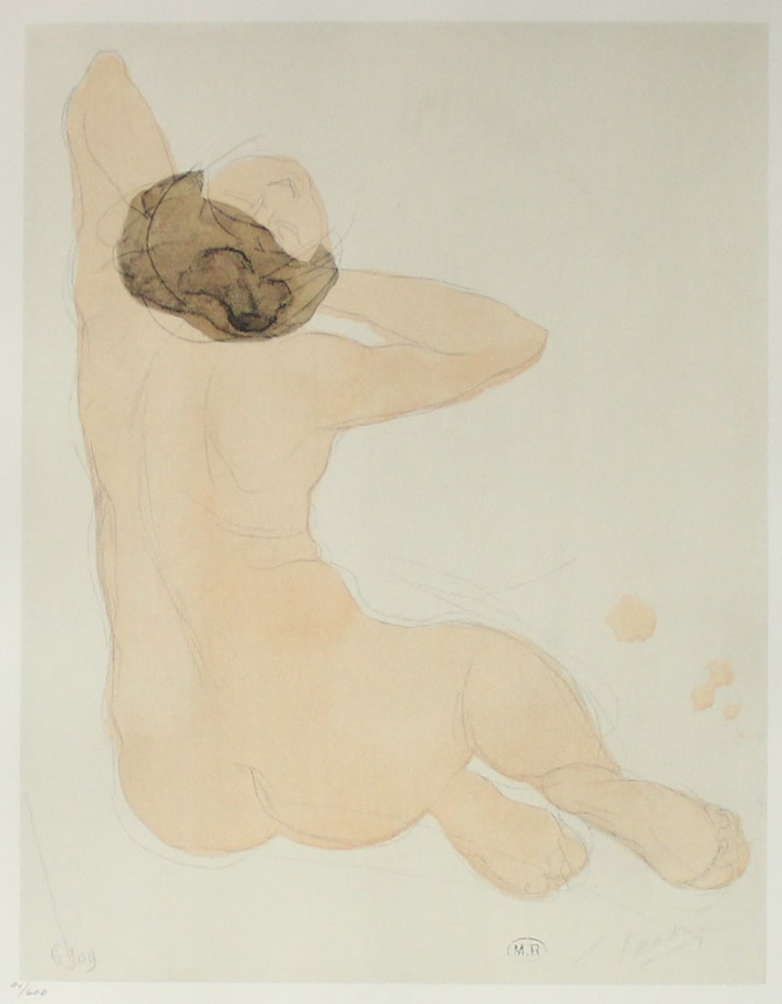Auguste Rodin - Aquarelle V
