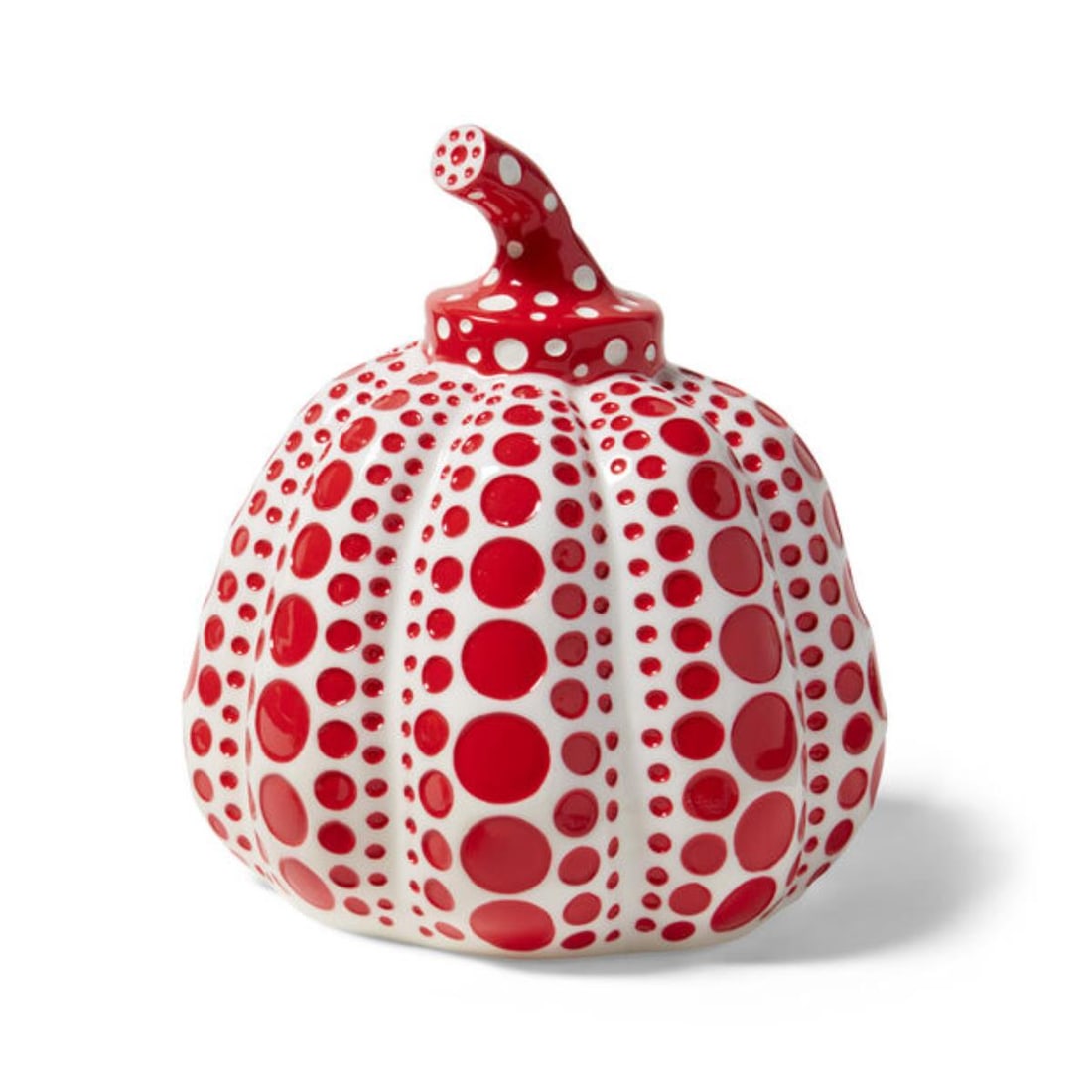 Yayoi Kusama - Pumpkin (Red): Artist: Yayoi Kusama Title: Pumpkin (Red) Year: 2015 Dimensions: 4in. by 3.15in. Edition: From the Rare Limited Edition Publisher: Moma Design Medium: Cast Resin Condition: Excellent Notes: Comes in