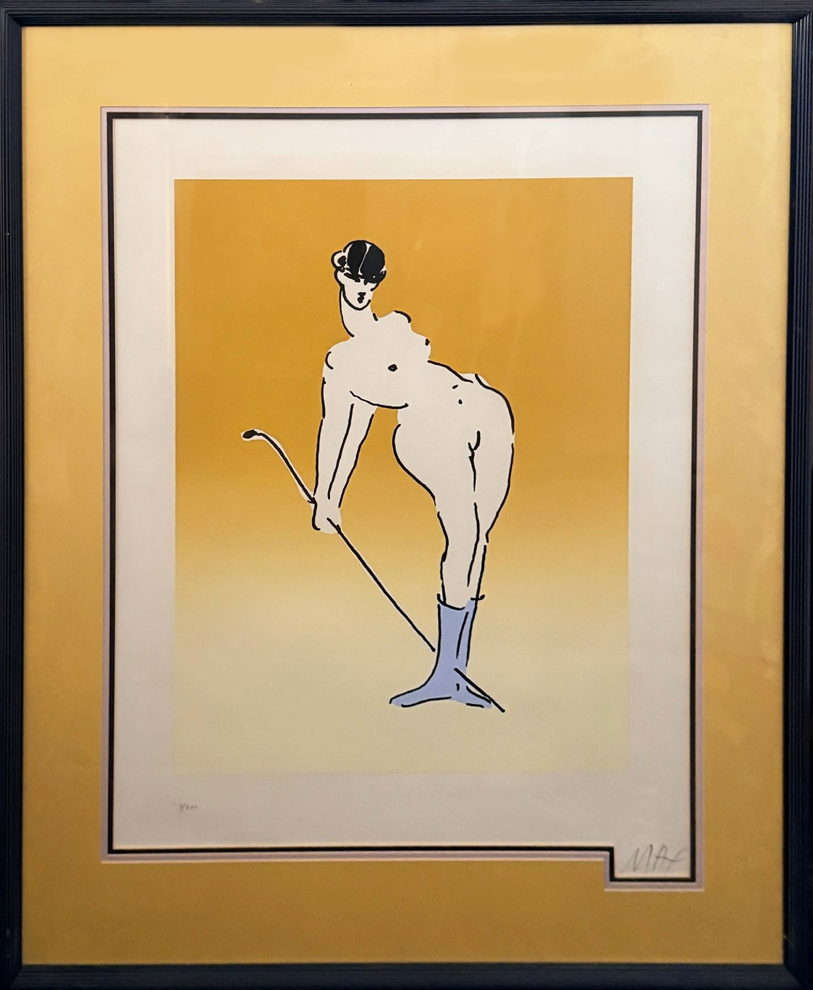 Peter Max - Woman in Debry: Artist: Peter Max Title: Woman in Debry Year: 1978 Dimensions: 33 1/2 x 41 1/2 in. Edition: From the limited edition of 200 Medium: Screenprint on paper Condition: Excellent Signature Details: Hand