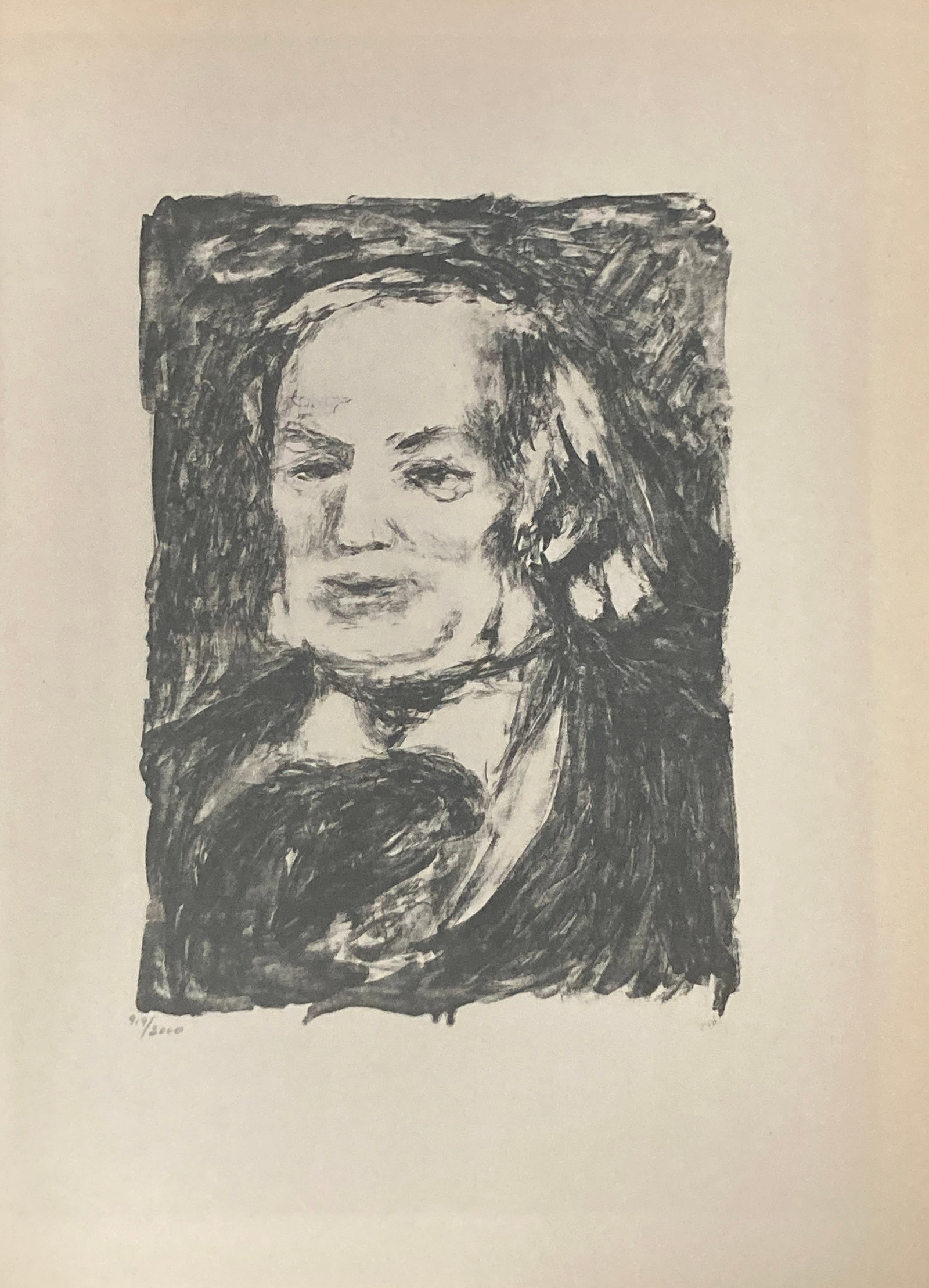 Pierre-Auguste Renoir (After) - Richard Wagner: Artist: Pierre-Auguste Renoir (After) Title: Richard Wagner Dimensions: 13in. by 10in. Edition: From the rare limited edition of 3000 Publisher: Editions Du Livre Suite: Les Lithographies Medium: