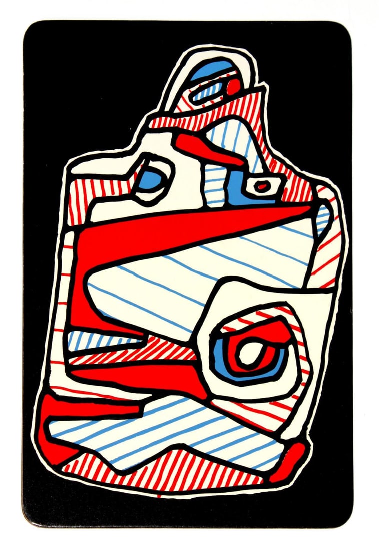 Jean Dubuffet - 4: La Valise (from Banque a l'Hourlope): Artist: Jean Dubuffet Title: 4: La Valise (from Banque a l'Hourlope) Year: 1967 Dimensions: 10.5in. by 7in. Edition: From the limited edition of 350 Publisher: