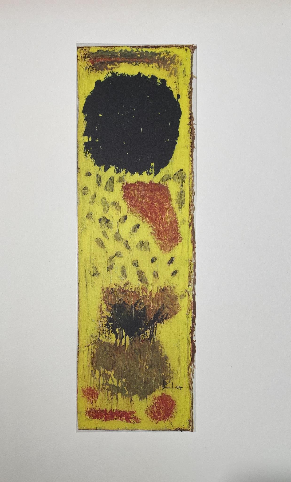 Paul Klee (After) - Black Still in Place: Artist: Paul Klee (After) Title: Black Still in Place Year: 1957 Dimensions: 12.75in. by 16.5in. Edition: From the rare limited edition Publisher: Phoebus-Verlag Suite: Klee Medium: Original color