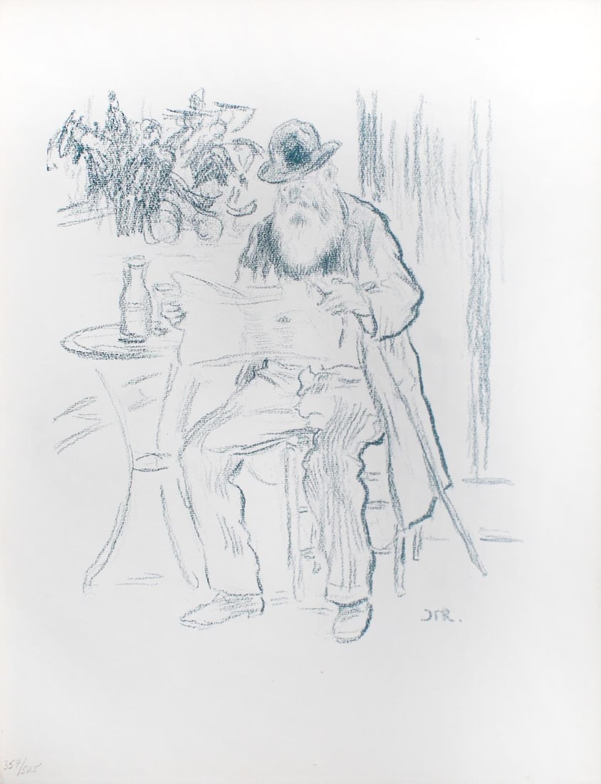 Jean-Francois Raffaelli - Un Grand Electeur: Artist: Jean-Francois Raffaelli Title: Un Grand Electeur Year: 1897 Dimensions: 12 1/2in. by 10in. Weight: 9 Edition: From the rare limited edition of 525 Publisher: Boudet / Tallandier: Paris Suite: