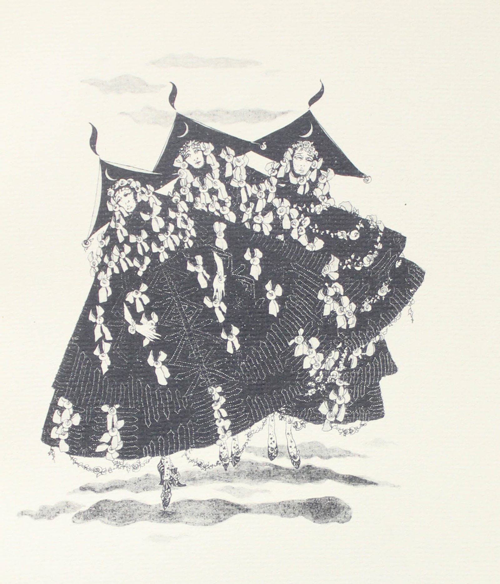 Alastair - The Three Ladies from Die Zauberflote: Artist: Alastair Title: The Three Ladies from Die Zauberflote Year: 1925 Dimensions: 12 3/4 x 9 7/8 in. Edition: From the Rare Limited Edition of 975 Publisher: Alfred A Knopf, New York Suite: Fifty