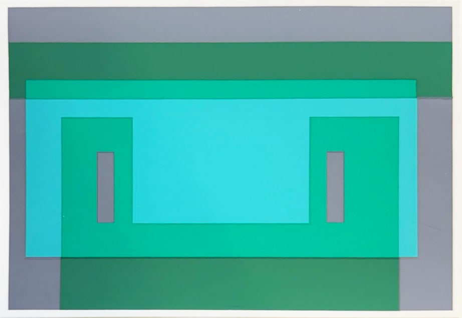 Josef Albers - Chalk Green Facade
