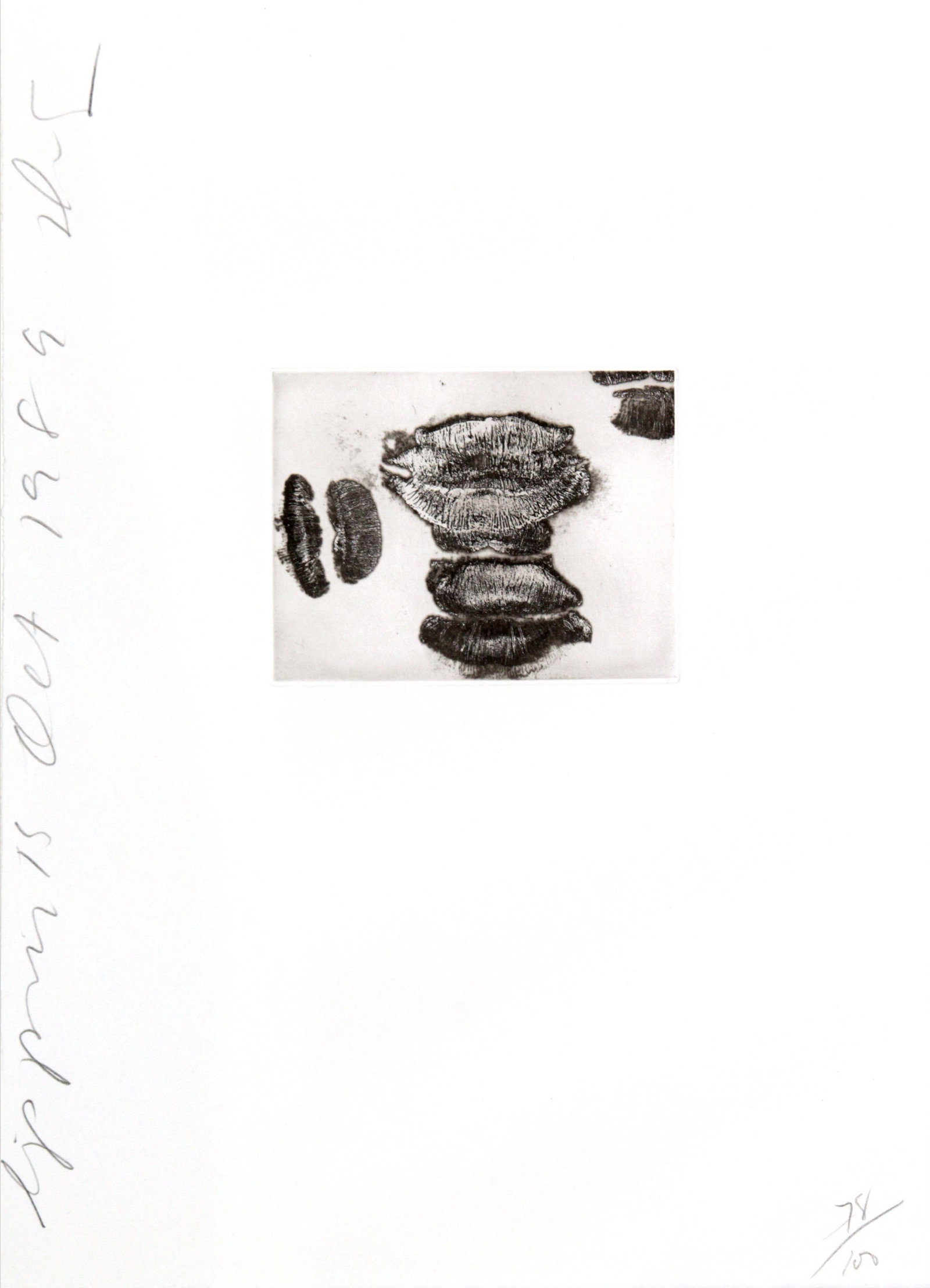 Donald Sultan - Lip Print IV (1 of 1)