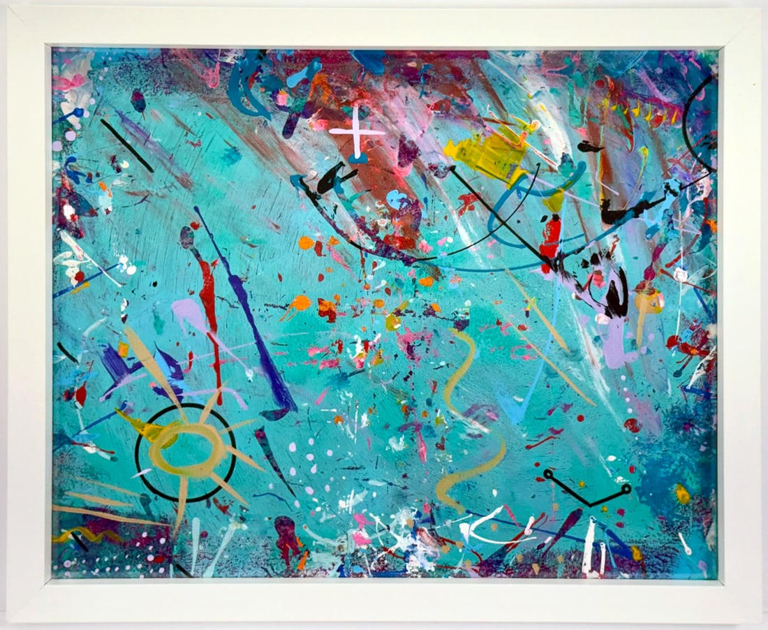 Beth Liez - Color No.15: Artist: Beth Liez Title: Color No.15 Year: 2024 Dimensions: 16 x 20 in. Edition: Original One-of-a-Kind Painting Medium: Hand Painted Acrylic on Canavs Condition: Excellent Signature Details: