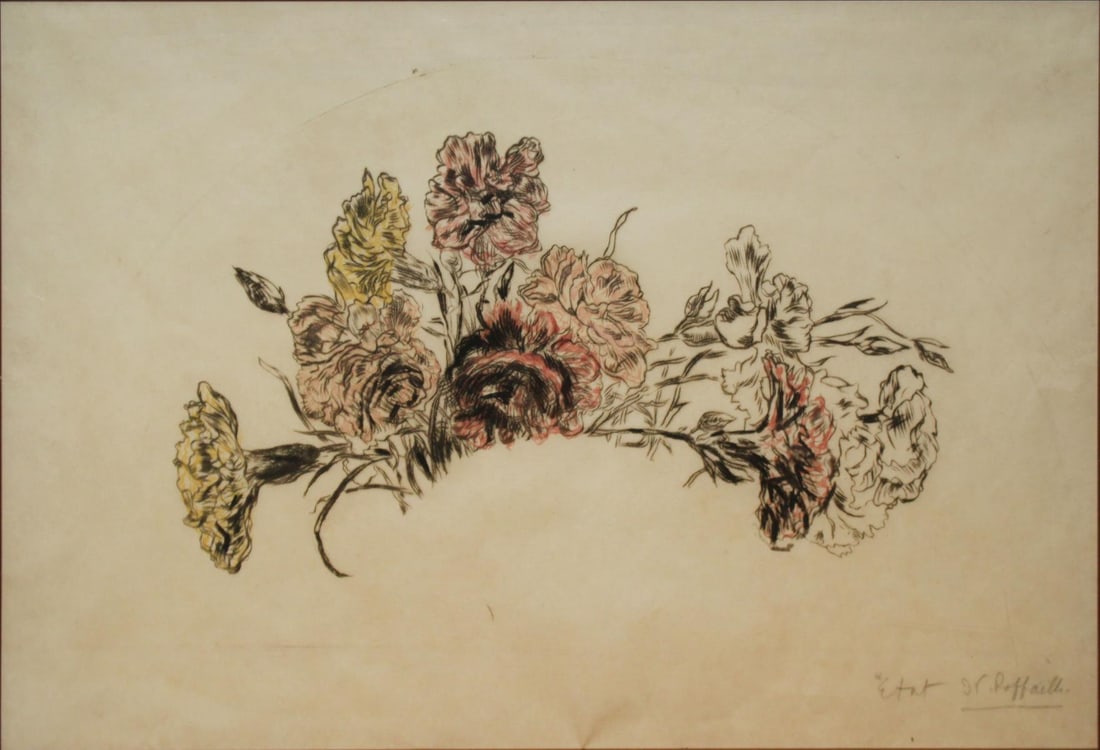 Jean-Francois Raffaelli - Untitled: Artist: Jean-Francois Raffaelli Title: Untitled Dimensions: 19 3/4in. by 13in. Edition: From the rare limited edition Medium: Original color etching on paper Condition: Excellent Signature Details: