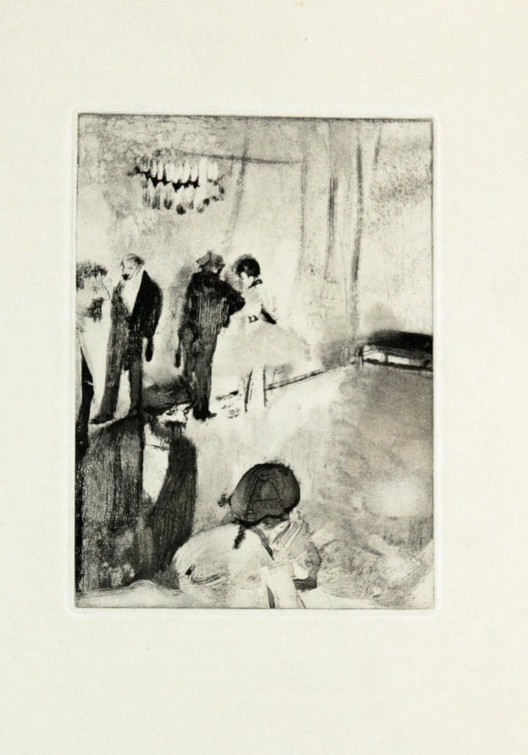 Edgar Degas (after) - Untitled from "Mimes des: Artist: Edgar Degas (after) Title: Untitled from "Mimes des Courtisanes du Lucien" Year: 1935 Dimensions: 9 3/4in. by 12 3/4in. Edition: From the rare limited edition of 325</