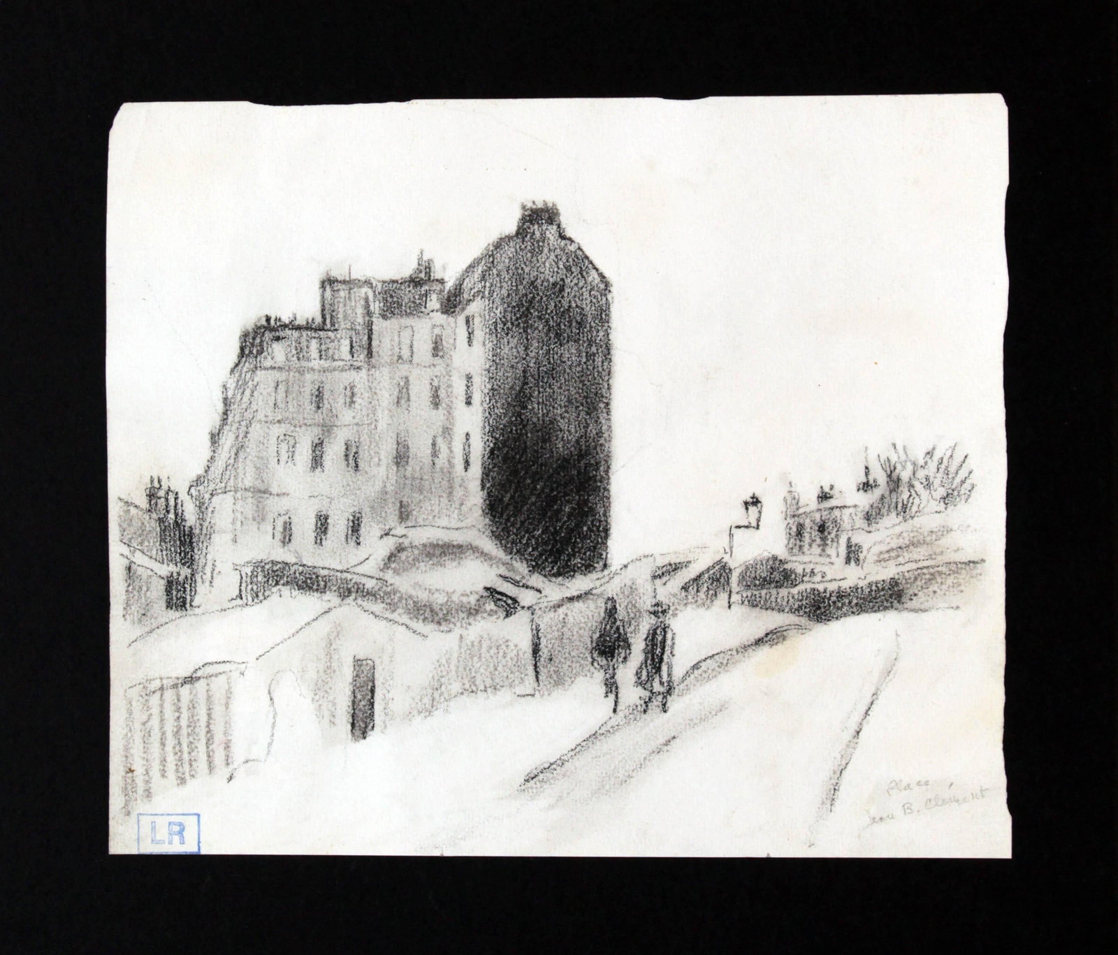 Ludovic-Rodo Pissarro - Untitled Landscape Sketch: Artist: Ludovic-Rodo Pissarro Title: Untitled Landscape Sketch Dimensions: 9in. by 11in. Edition: A unique and original work of art Medium: Original charcoal on paper