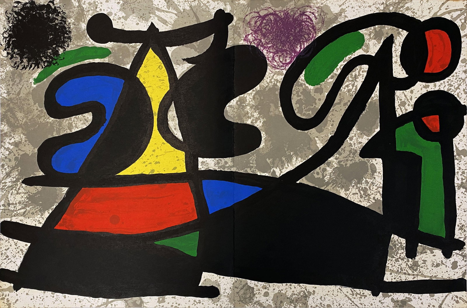 Joan Miro - Abstract Composition 6 from "Sculptures": Artist: Joan Miro Title: Abstract Composition 6 from "Sculptures" Year: 1970 Dimensions: 22in. by 15in. Edition: From the Rare Limited Edition Publisher: Maeght