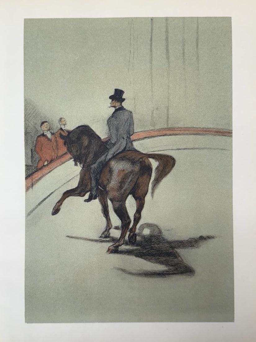 Henri de Toulouse-Lautrec (After) - Untitled Lithograph from ""The Circus"": Artist: Henri de Toulouse-Lautrec (After) Title: Untitled Lithograph from ""The Circus"" Year: 1952 Dimensions: 8 1/2 x 12 in. Edition: From the Edition of 1500 Publisher: Andre Sauret, Mourlot Paris