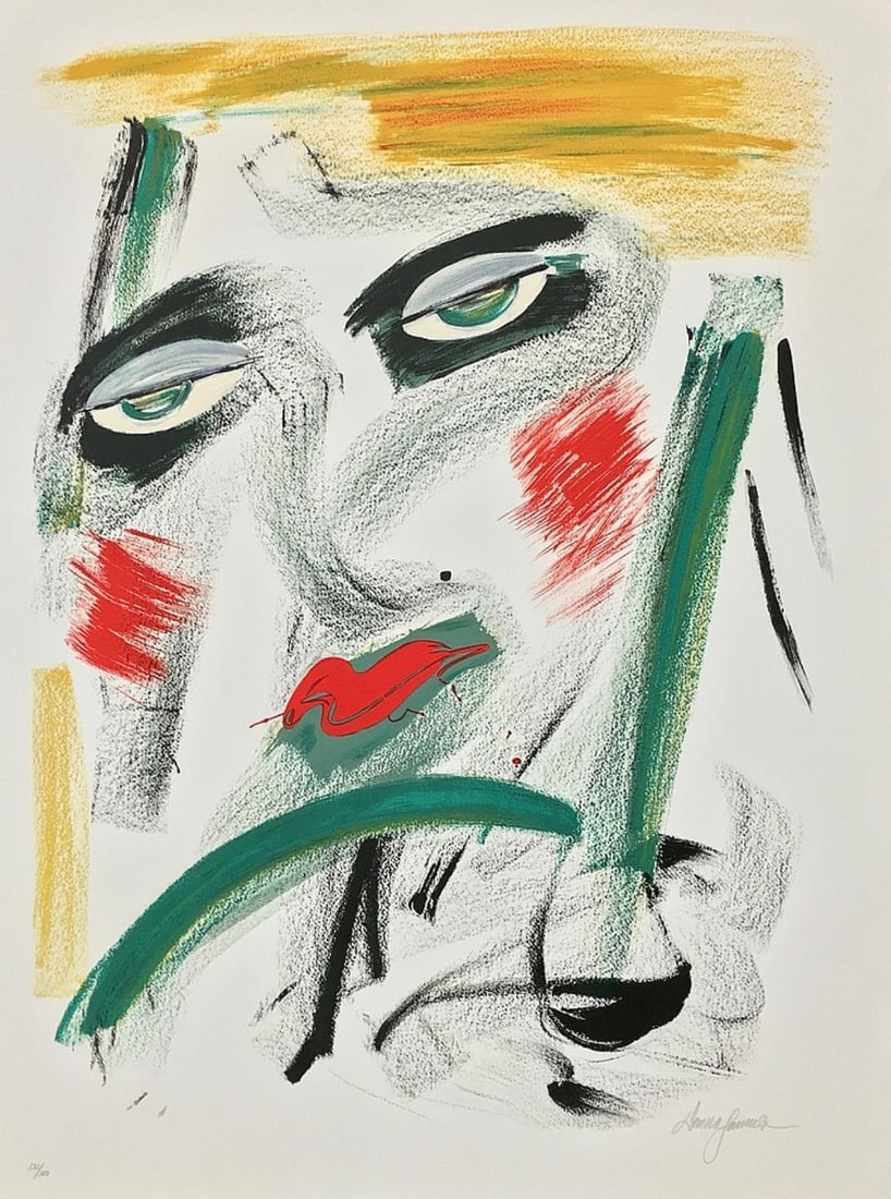 Donna Summer - Driven by the Music: Artist: Donna Summer Title: Driven by the Music Dimensions: 34 1/4in. by 25 1/2in. Edition: From the rare limited edition of 300 Medium: Original lithograph on paper Signature Details: Hand signed by