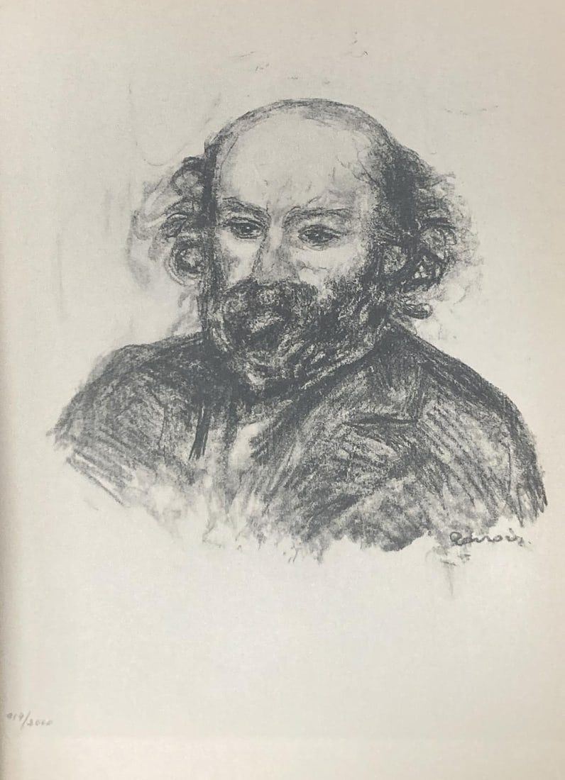 Pierre-Auguste Renoir (After) - Paul Cezanne: Artist: Pierre-Auguste Renoir (After) Title: Paul Cezanne Dimensions: 13in. by 10in. Edition: From the rare limited edition of 3000 Publisher: Editions Du Livre Suite: Les Lithographies Medium:
