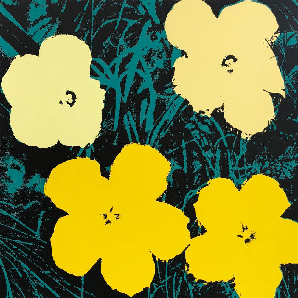 Andy Warhol (After) - Flowers 11.72: Artist: Andy Warhol (After) Title: Flowers 11.72 Dimensions: 35 1/4 x 35 1/4 in. Edition: open edition Publisher: Sunday B Morning Medium: Screenprint on museum board Condition: Excellent Comes with