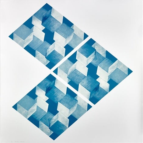 Mel Bochner - Untitled from Four x Four x Four: Artist: Mel Bochner Title: Untitled from Four x Four x Four Year: 1990 Dimensions: 47 5/8in. by 47 13/16in. Edition: From the limited edition of 100 Publisher: