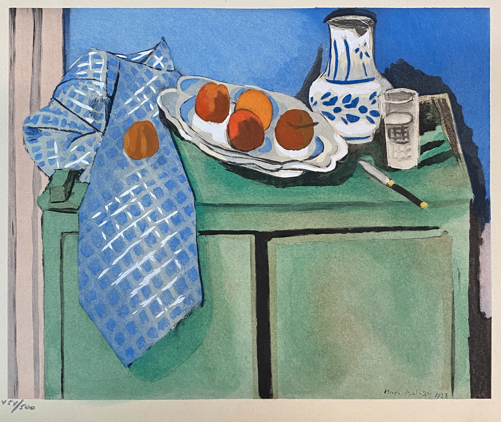 Henri Matisse - Untitled 51: Artist: Henri Matisse Title: Untitled 51 Year: 1929 Dimensions: 11 x 9 in. Edition: From the rare and limited edition of 500 Medium: Original lithograph on paper Condition: Excellent Signature