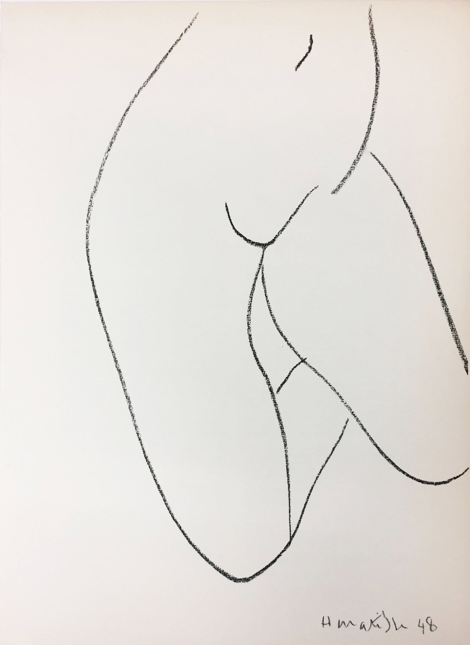 Henri Matisse - Nus II: Artist: Henri Matisse Title: Nus II Year: 1953 Dimensions: 10 x 14 in. Edition: From the Rare Limited Edition Publisher: Editions de la revue Verve Suite: Verve Vol. VII No. 27/28 Medium: Lithograph