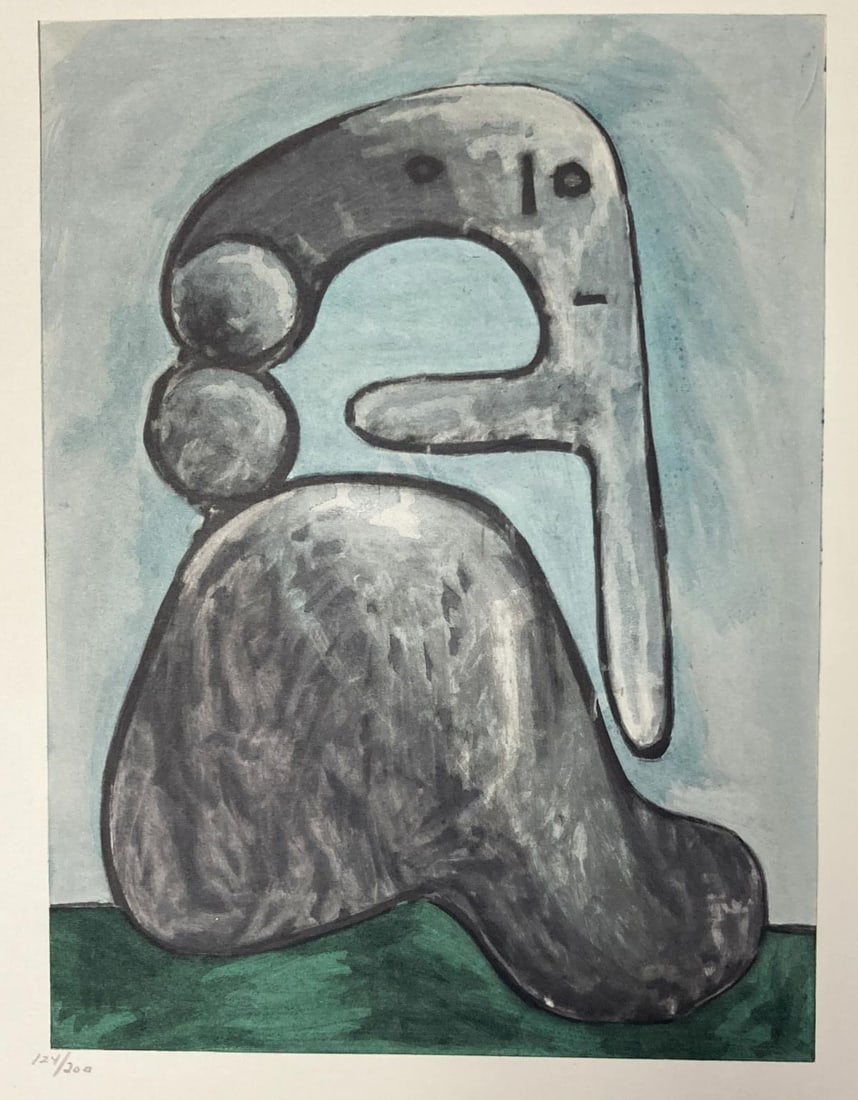 Pablo Picasso (After) - Donna Nuda: Artist: Pablo Picasso (After) Title: Donna Nuda Year: 1955 Dimensions: 11.5in. by 15.5in. Edition: From the rare limited edition of 200 Suite: Silvana Editorial