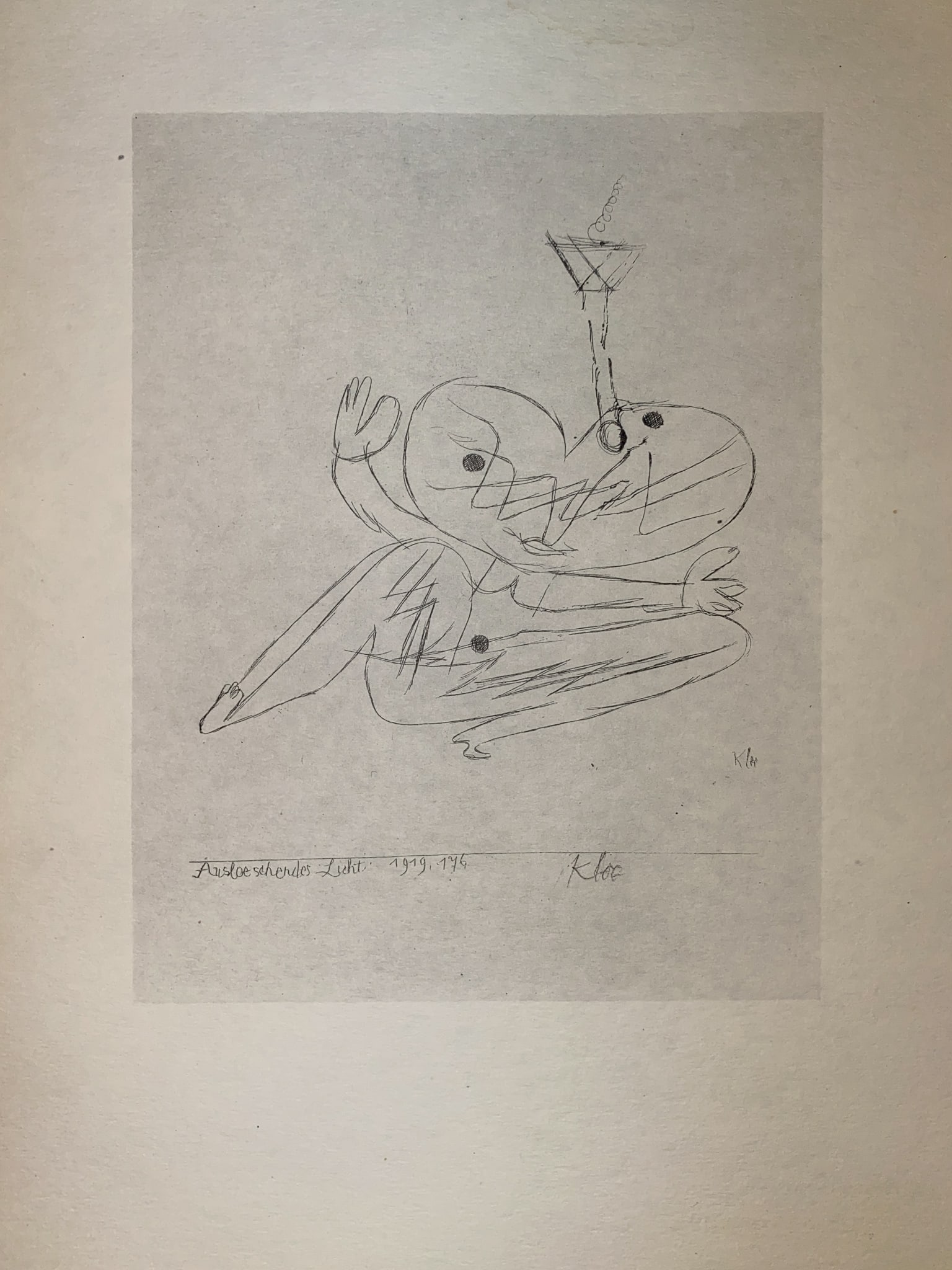 Paul Klee - Blowing Out a Candle (After)