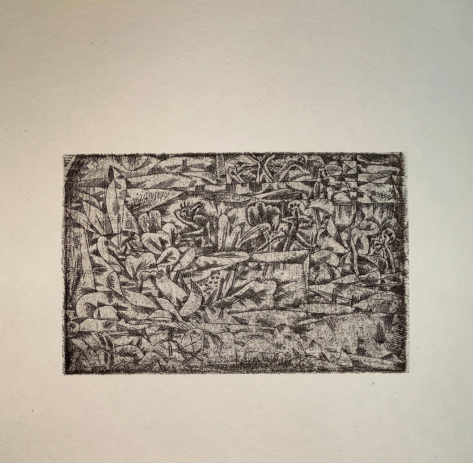Paul Klee - Garden of Passion (After): Artist: Paul Klee Title: Garden of Passion Year: 1947 Dimensions: 9in. by 12in. Edition: from the rare limited edition of 2000 Publisher: The Museum Of Modern A