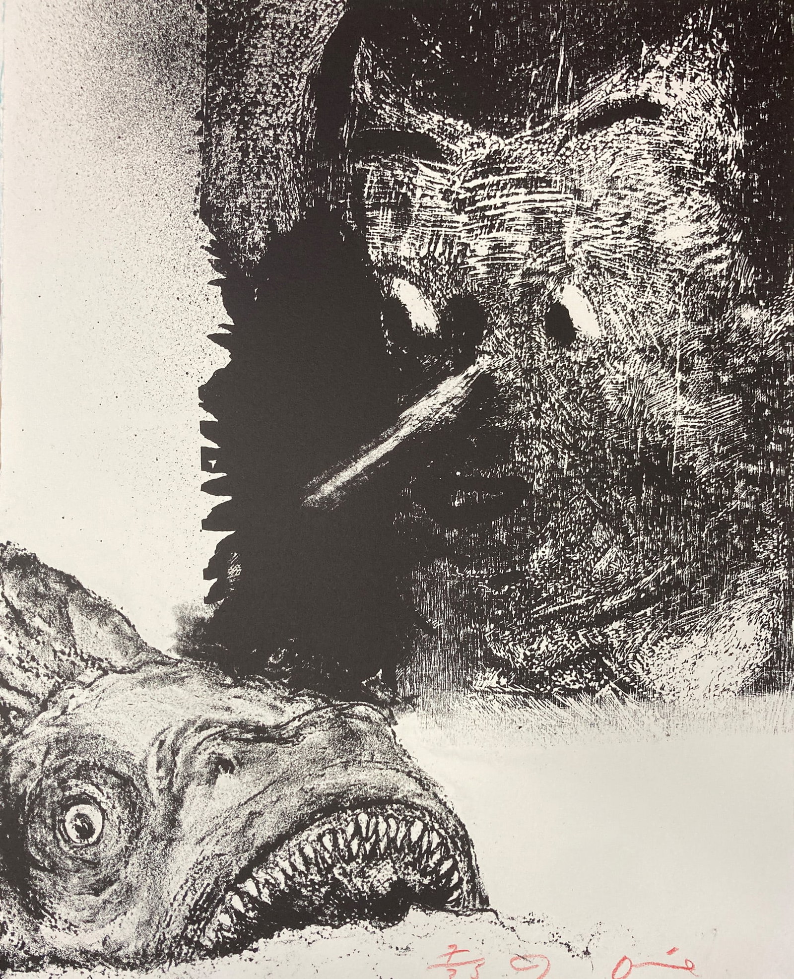 Jim Dine - Untitled from Pinocchio Suite: Artist: Jim Dine Title: Untitled from Pinocchio Suite Year: 2005 Dimensions: 22 x 17 1/2 in. Edition: From the rare limited edition of of 35 Publisher: Steidl Verlag Suite: Pinocchio Medium: Original 