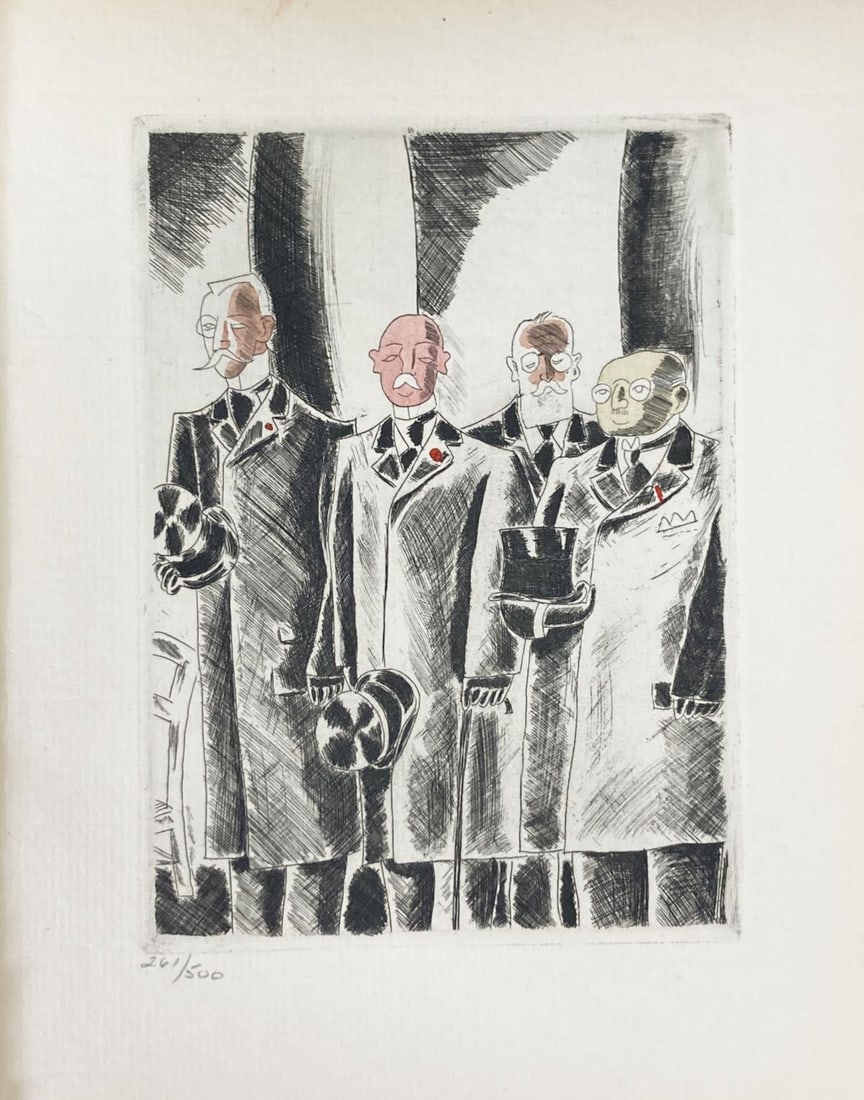 Jean Oberle - Lewis And Irene XI: Artist: Jean Oberle Title: Lewis And Irene XI Year: 1925 Dimensions: 7.5in. by 9.5in. Edition: From the rare limited edition of 500 Publisher: Editions Emile Paul Freres Suite: Lewis and Irene Medium: