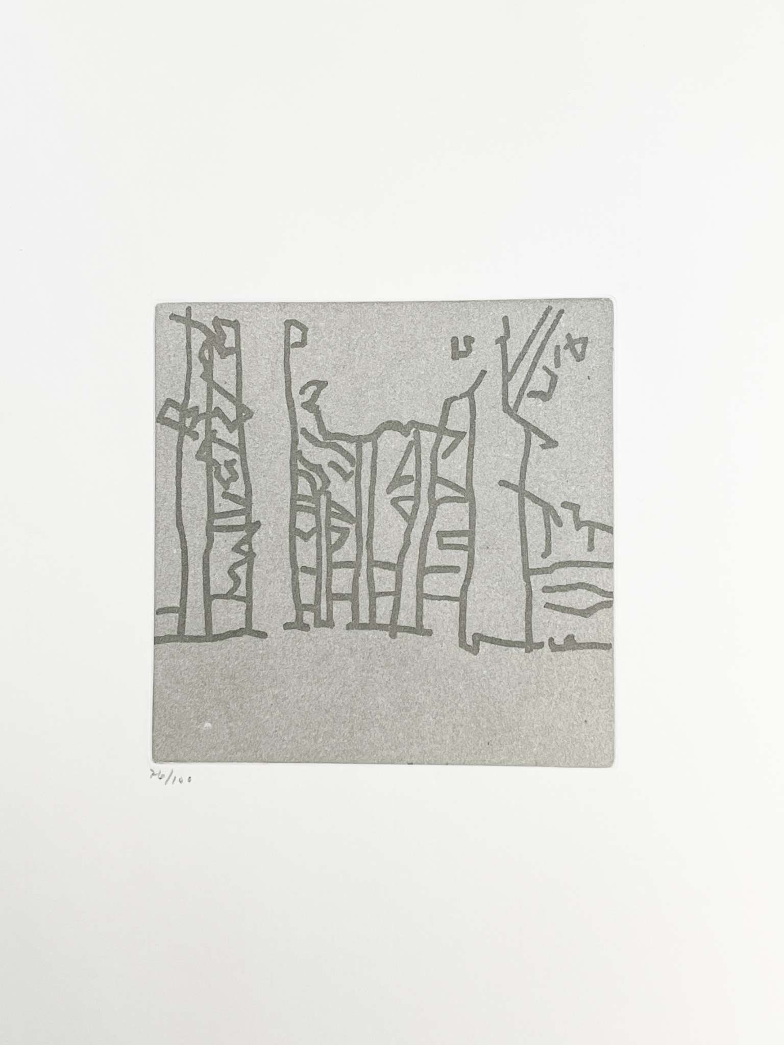 Alex Katz - Ten Things On The Way to School Today: Artist: Alex Katz Title: Ten Things On The Way to School Today Year: 2005 Dimensions: 9 x 12 in. Edition: From the rare limited edition of 100 Publisher: Arion Press Suite: Gloria Medium: Original