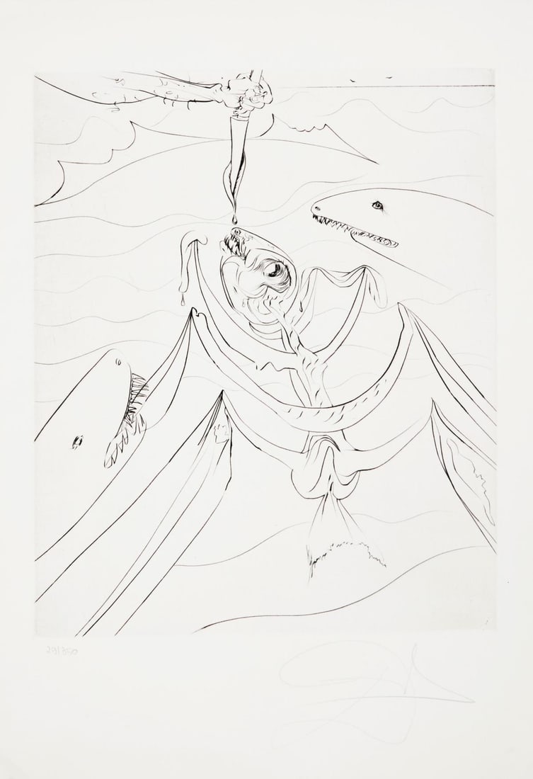 Salvador Dali -From "The Old Man and the Sea" (1 of 1)