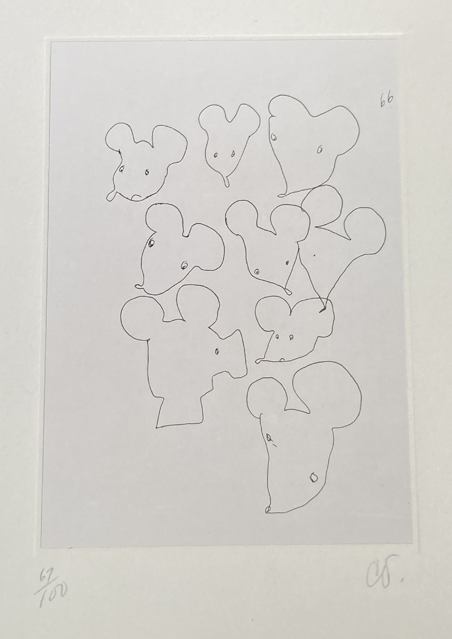 Claes Oldenburg - Notes in Hand 44: Artist: Claes Oldenburg Title: Notes in Hand 44 Year: 1972 Dimensions: 8 x 10 in. Edition: From the rare limited edition of 100 Publisher: Professional Prints Suite: Notes in Hand Medium: Lithograph